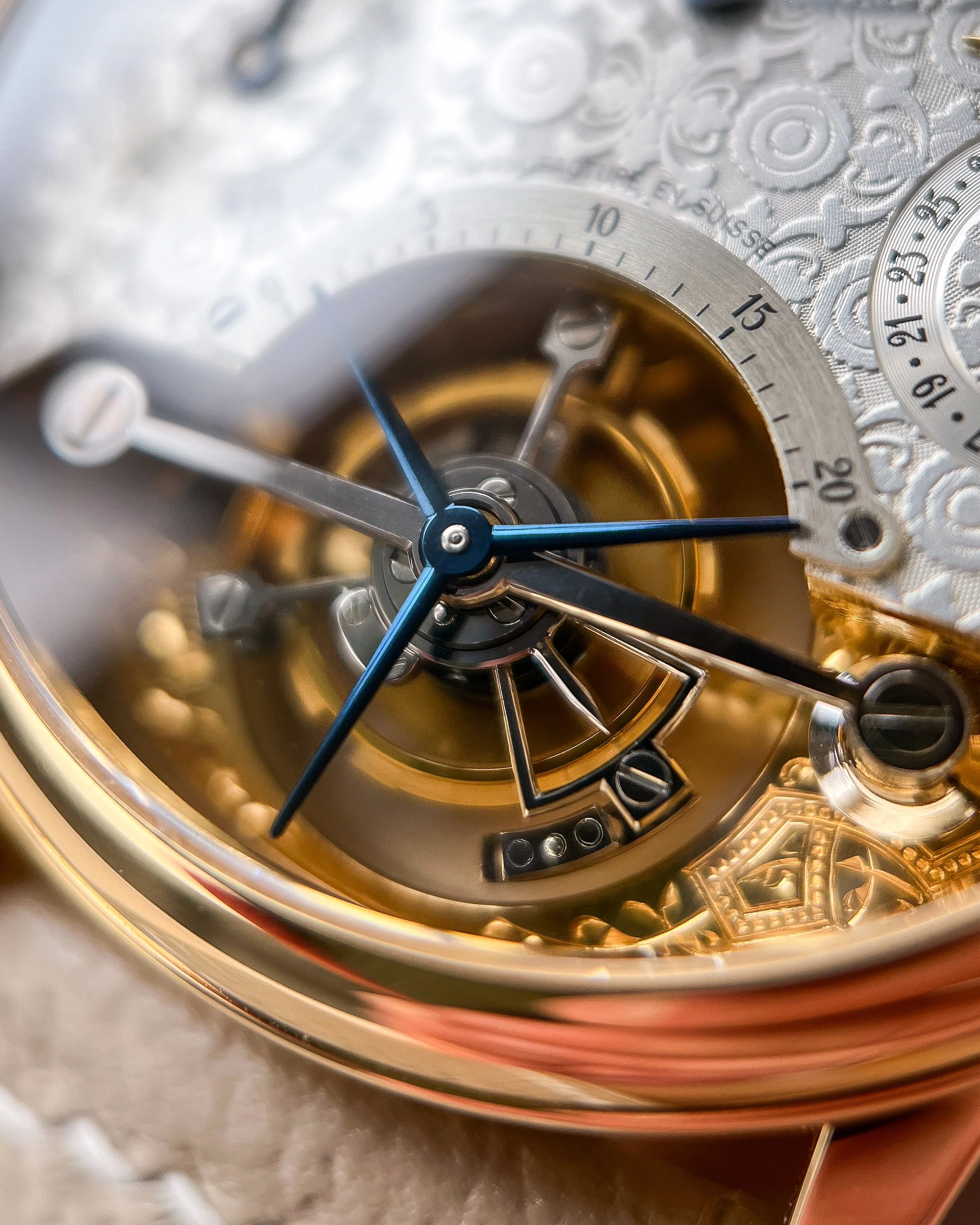 Circa Late 1990's Jaquet-Droz 4125 Tourbillon Day Date — Watch